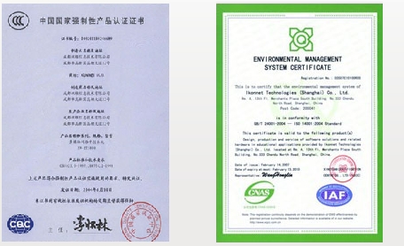 XUNWEI related certificate