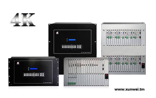 4K超高清混合插卡式矩阵面市