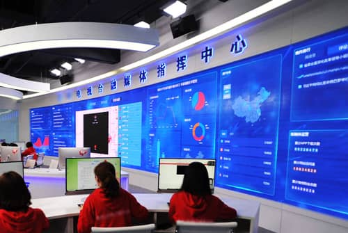 讯维分布式可视化系统成功应用于吉林某电视台融媒体指挥中心!