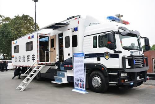 讯维车载型高清混合矩阵成功应用于辽宁某市单位指挥车系统