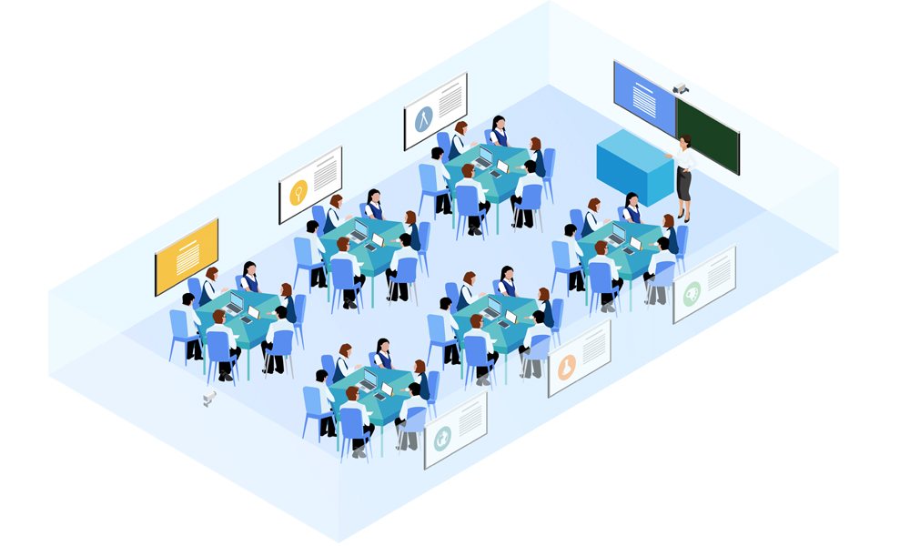 互动录播场景图