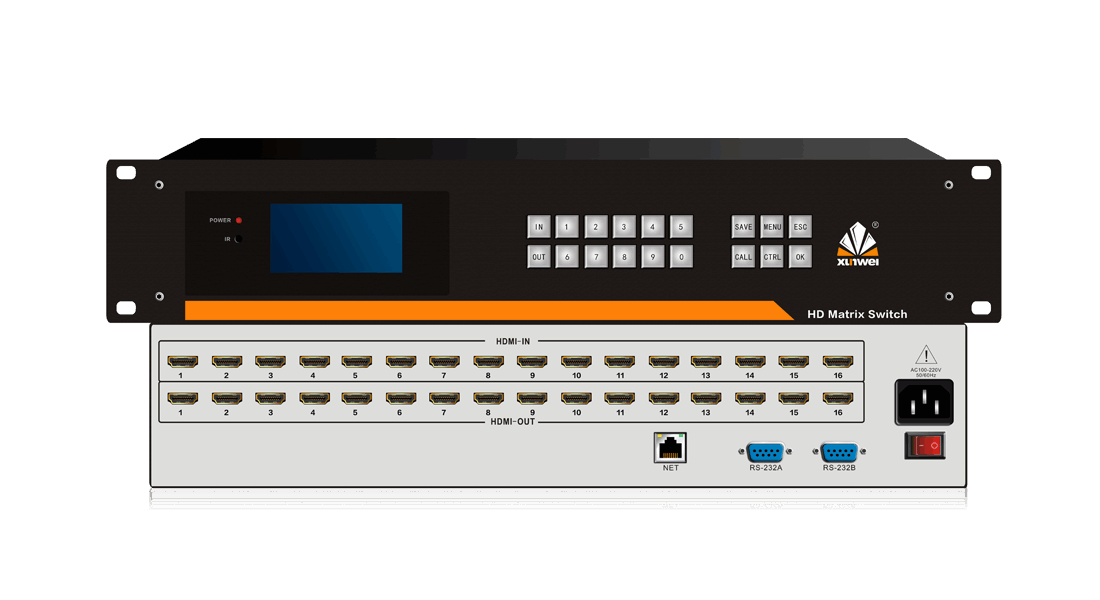 16路4K30 HDMI矩阵