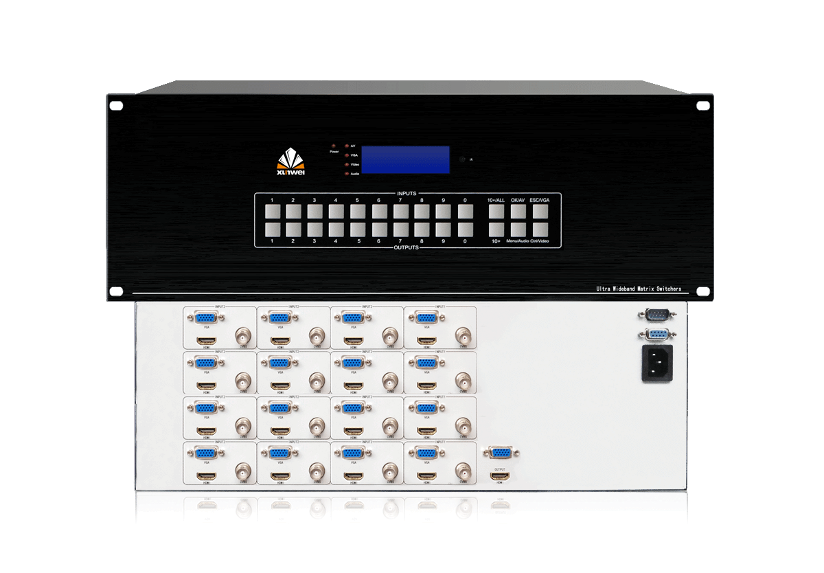 48进1出高清混合切换器