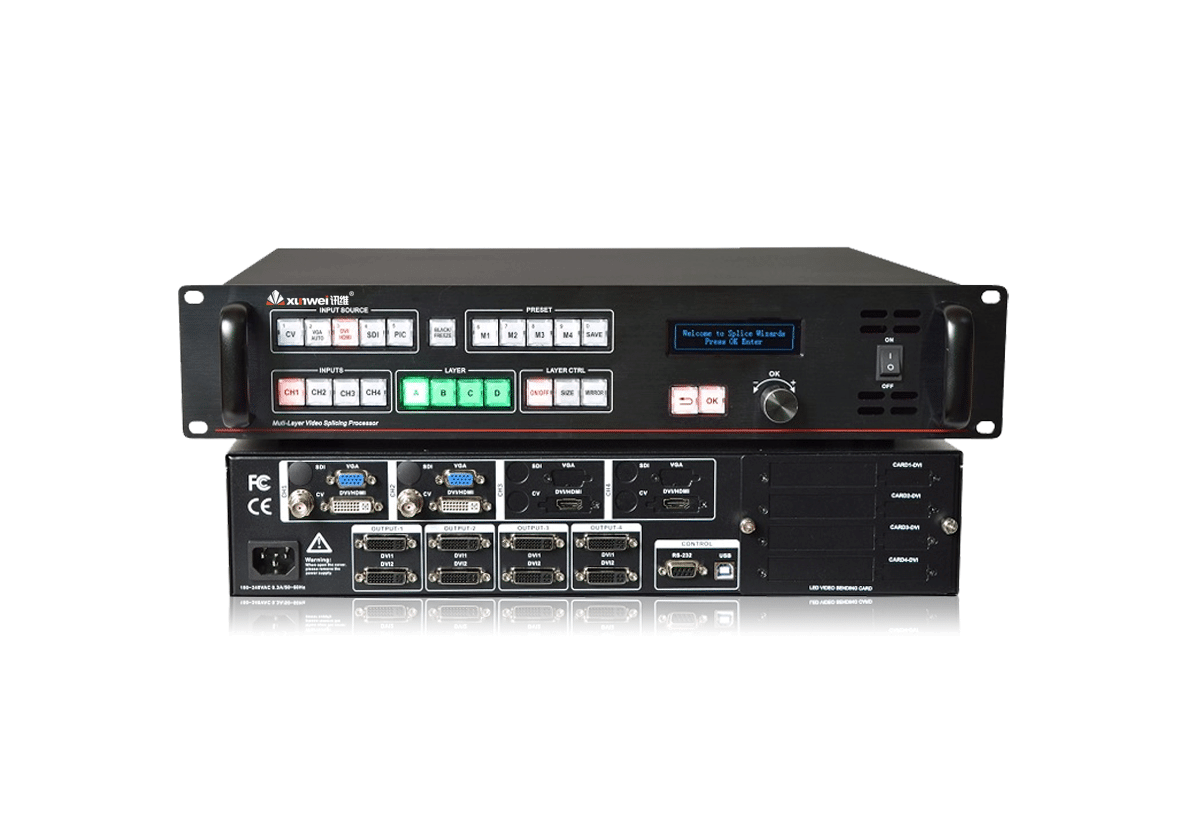 4通道LED拼接处理器